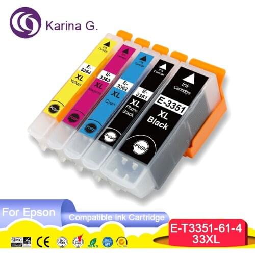 33XL T3351 T3361 - T3364 Compatible ink cartridge for Epson XP-530 XP-630 XP-635 XP-830 XP-540 XP-640 XP-645 XP-900 etc