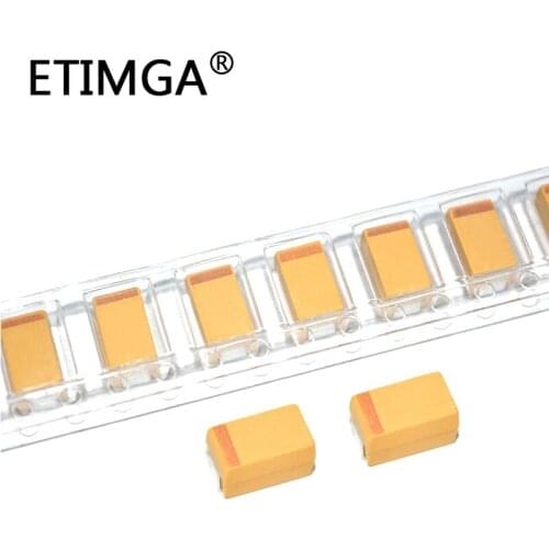 5PCS/LOT A Tantalum Capacitor 25v 16v 10v 10uf 1uf 106 2.2 3.3 4.7 22 1206