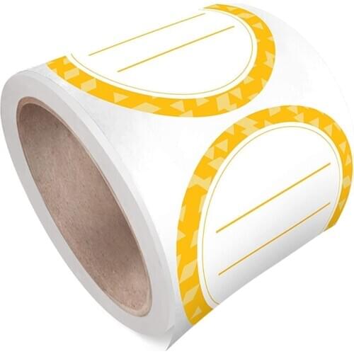 500pcs/roll Kitchen Food Storage Labels Refrigerator Freezer Jar Adhesive Stickers for restaurants, food trucks,delis