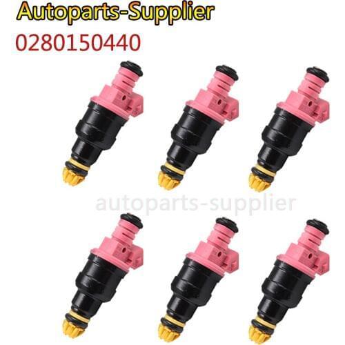 6pcs/lot 0280150440 0 280 150 440 13641703819 For BMW 328I 328IS 528I M3 Z3 E36 E39 E38 2.8 3.2L L6 Car New Fuel Injector