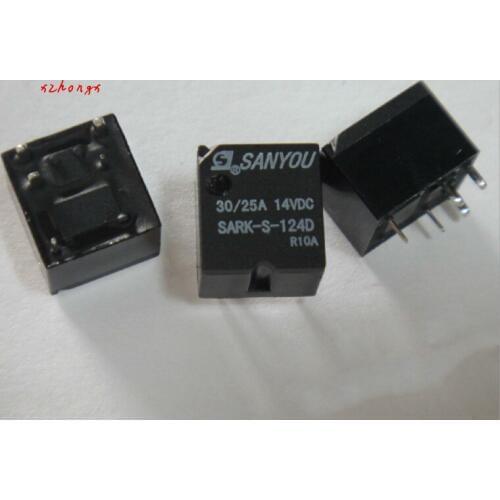 Car relay, SRAK-S-124D, set of 5-foot 30A14VDC Monomer HFKC-024-ZST