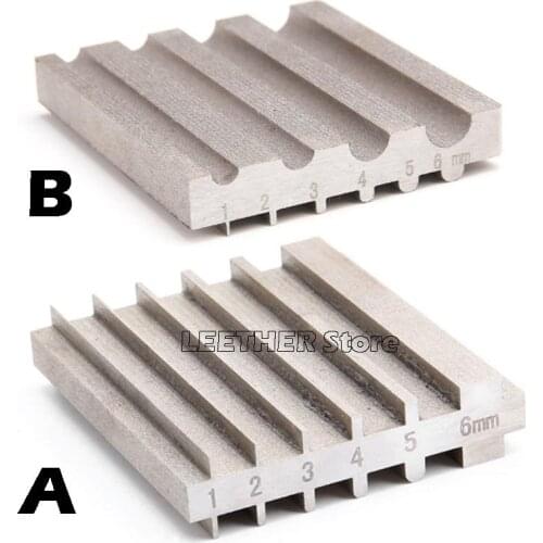 White Steel Double side Repair tool for Sharpening Knife Wide Shovel Cutting Leather Thinner Edge Skiving Tool Leathercraft