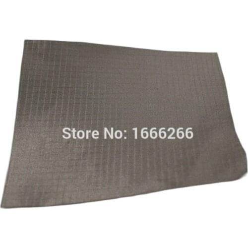 BLOCK EMF Fabric With Adhesive Stickers In Good Shielding In Plaid Style