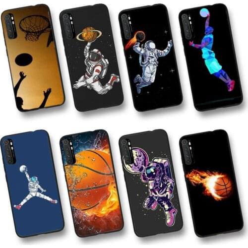 Basketball Space Astronaut Fire Phone Case For Xiaomi 8 8lite 9t Se 10 10pro Note2 3 10lite MIX2 S MAX2 3 F1 A1 2 Cc9pro