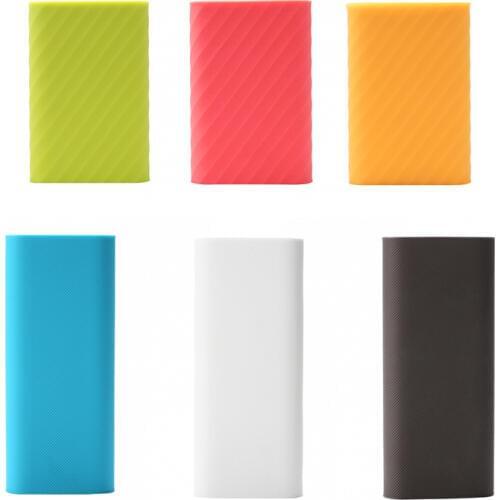 Xiaomi Powerbank Case Silicon Case Rubber Cover for Mi Power bank 5000 10000 16000 20000 mAh Portable External Battery Pack