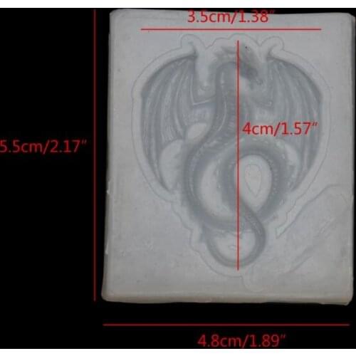 DIY 3D Animal Flying Dragon Silicone Fondant Mold Resin Candy Chocolate Molds