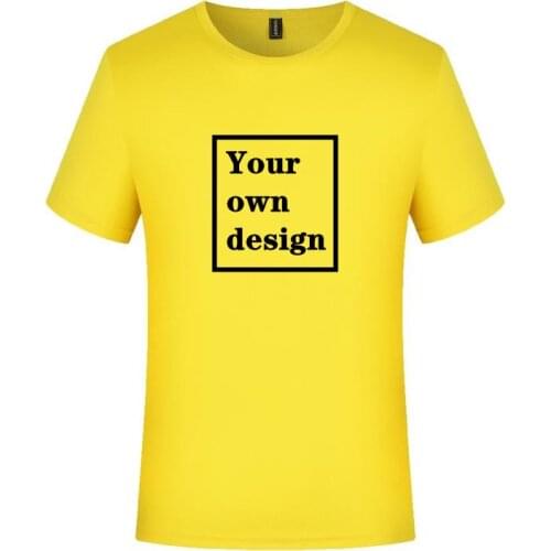 T-shirt men and women summer new style own design picture custom LOGO Korean fashion casual top party couple T-shirt top SS-2252