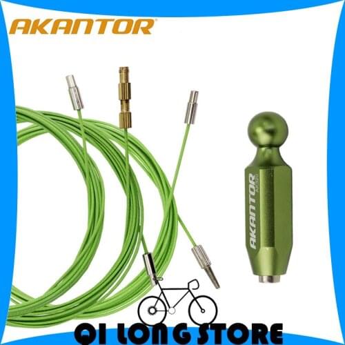 Akantor bike frame inner line threading tool brake tube magnet lead cycling repair tool