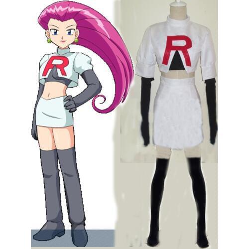 Team Rocket Jesse Cosplay Costume Any Size Custom Size