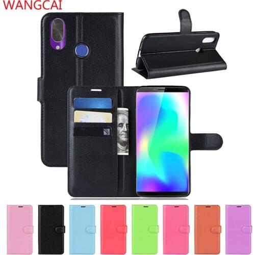 Leather Wallet Case For Cubot X19 J3 Pro R11 Power Nova P20 X18 Plus Magic Max X17 Note S Dinosaur H2 5.5 Flip Cover Stand Case