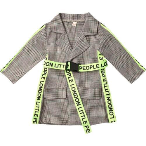 Ma&baby Trench Coats For Girls