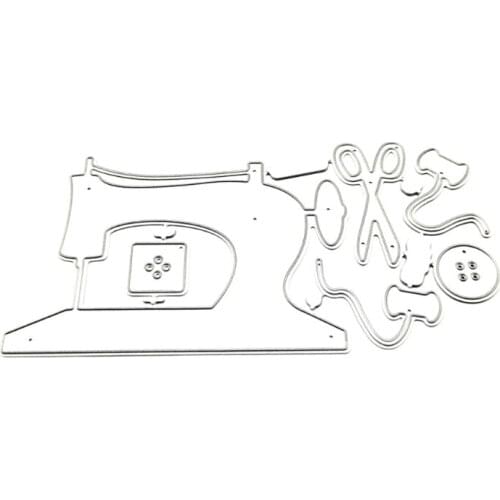 Sewing Machine Metal Cutting Dies Stencil DIY Scrapbooking Album Paper Card Template Mold Embossing Craft Decoration