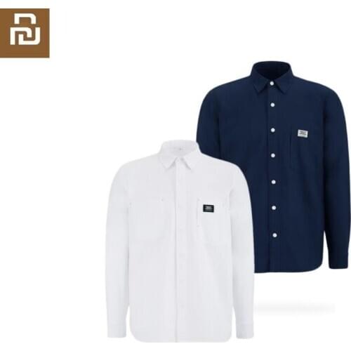 Youpin MITOWN LIFE man Pure cotton fashion Slim shirt Skin-friendly Loose and comfortable Male long sleeve