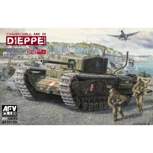 AFV Club AF35176 1:35 Churchill Mk.III Dieppe Raid Ver Model Kit