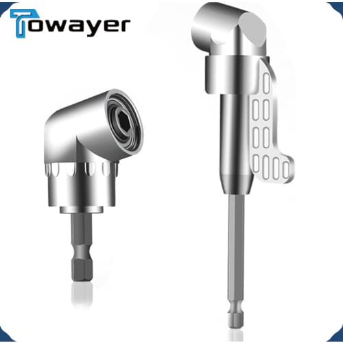 105 Angle Screwdriver Set Socket Holder Adapter Adjustable Bits Drill Bit Angle Screw Driver Tool 1/4'' Hex Bit Socket