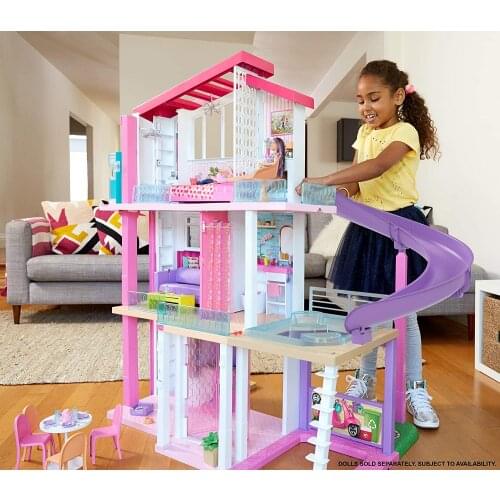 New Barbie® DreamHouse® Dollhouse with Pool, Slide, Elevator, Lights & Sounds