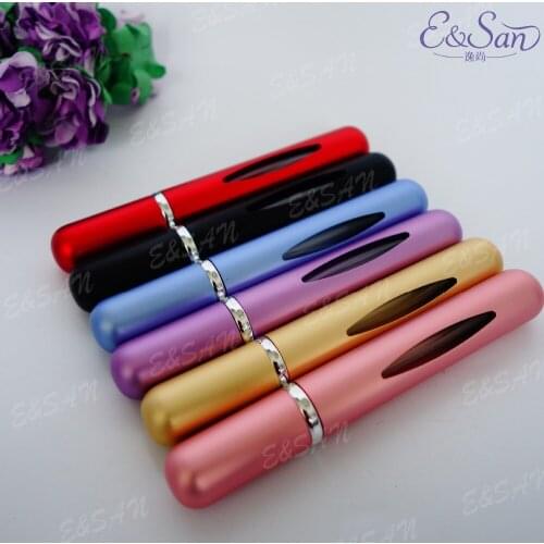 Wholesale L59HK-4ML Optical Edition Hollow Aluminum Perfume Glass Bottle Spray Cosmetic Bottle 108PCS/LOT