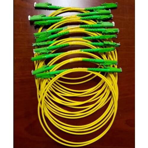 10pcs 1M E2000/APC fiber patch cord E2000/APC LC/APC ST SC/APC FC Simplex Singlemode 9/125um optical fibre jumper 1mtr IL