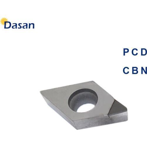 Coated PCBN Insert DCMT070204 PCD/CBN Inserts Solid Diamond Cutting Tool Tipped Indexable Internal Turning Tool CNC Cutter