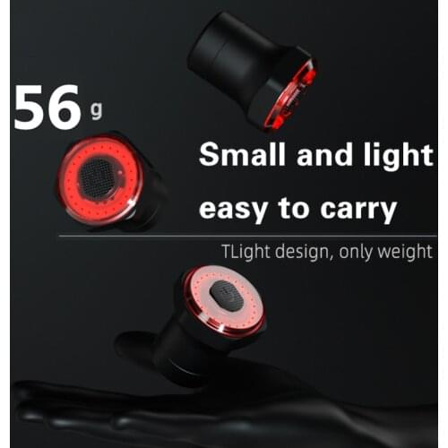 MTB Seatpost Bicycle Accessories Lamp Flashlight Bicycle Light USB Rechargable Bike Light Led Tail Rear Cycling Lights