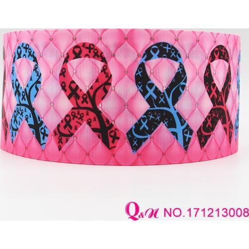 Q&N ribbon 16mm 22mm 25mm 38mm 50mm 75mm hope printed grosgrain ribbon webbing 50yards/roll for hair tie free shipping