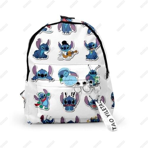 Stitch Backpack Cartoon Women Backpack for Teenagers Girls College School Bag Kawaii Students Mochilas