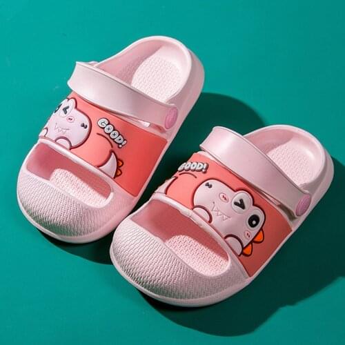 Cartoon Animal Duck Cute Shoes Non-slip Indoor Baby Boys Girls Cartoon Non-slip Slippers Shower Slipper Eva Soft Sole Sandals