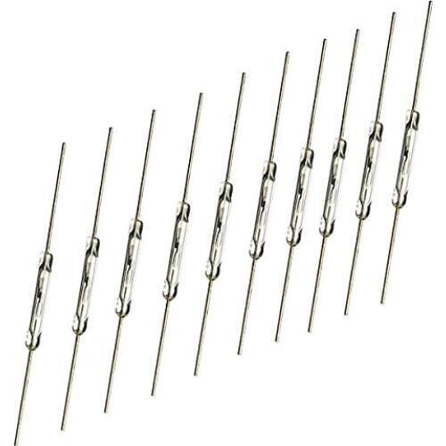 10pcs N/O Reed switch Magnetic Switch 2 * 14mm Normally Open Magnetic Induction switch For Arduino
