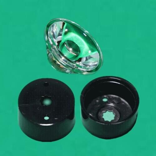 20mm 5 8 10 15 20 25 45 60 90 Degree LED Lens Reflector For 1W 3W 5W High Power LED Lamp Ligh CREE xp20mmLED3535 3030 holder