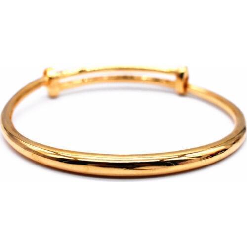 2018 New Gold Color Alloy Adjustable Bracelets for Women and Men Fashion Jewelry