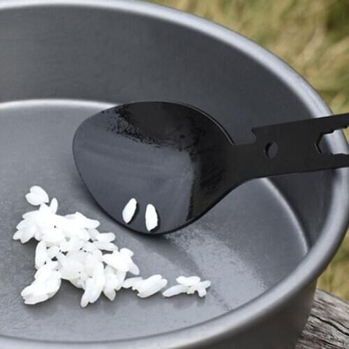 5-IN-1 Can Bottle Opener Food Camping Picnic BBQ Tableware Cookware Fork Camping Multi-functional Cutlery Spoon E0N9