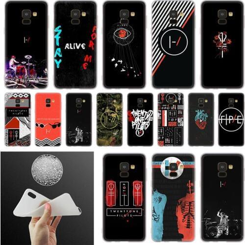 Twenty One Pilots logo Phone Case For Samsung Galaxy A10 A20 A30 A40 A50 A60 A70 A6 A8 Plus A7 A9 2018 A3 A5 2017 Soft Cover