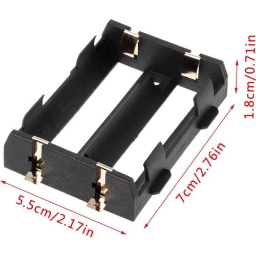 DIY Battery Container Holder SMD Box For 2x 26650 3.7V Rechargeable Battery 4Pin