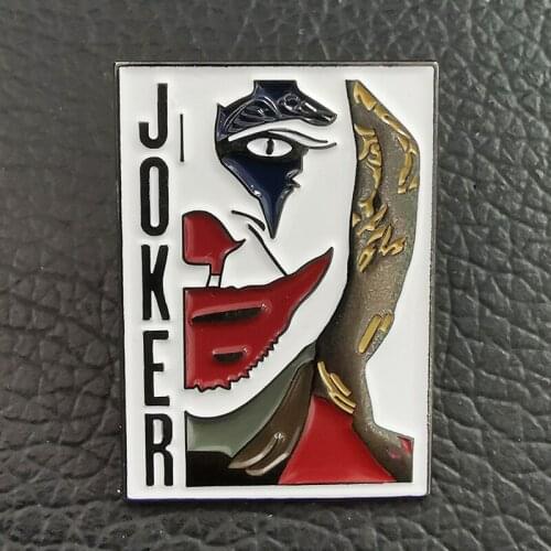 Joker enamel pin