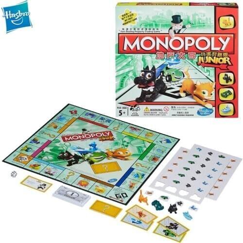 Hasbro Monopoly New version Children Edition Party Games Toys Puzzle Board Games Strategy Game Chess Party Toys