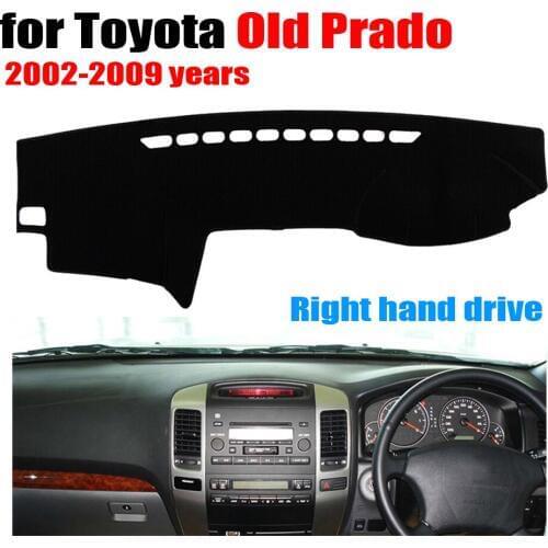 Car dashboard cover mat for TOYOTA Old PRADO 2002-2009 years Right hand drive dashmat pad dash mat covers dashboard accessories