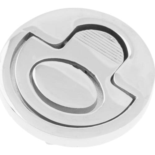 Round 5cm/2'' Hatch Pull Handle Flush Lifting Ring Hatch Locker Latch Boat Caravan Marine 316 Stainless Steel