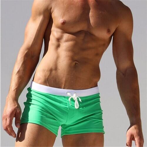 Summer Sexy Beach Shorts Men Swimsuit Casual Mens Shorts Gyms Swimwear Boardshorts Sunga Joggers Bermuda Trunks swimsuit homme