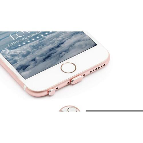 Metal 3.5mm Jack Headphone Port Anti Dust Plug For iPhone 87 X 6S Plus Xs Max Stopper Cover Phone Accessories Charging Dust Plug