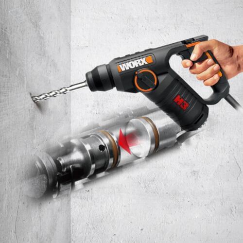 Multifunction Electric Hammer Wall Drill Machine Concrete Percussion Drill 220V 620W Drilling Electric Screwdriver Machine WX346