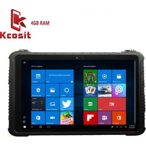 Original K16H Industrial Tablets PC Rugged Computer Windows 10 Pro 4GB RAM 64GB ROM Waterproof Phablet 10.1 inch 64 bit RS232