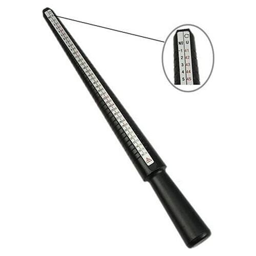 2020 Durable Ring Sizer Mandrel Stick Finger Gauge Ring Measuring Sizes Jewelry Tool Christmas Gifts jewelry casting machine