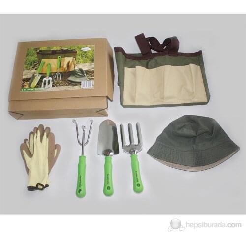 6 piece Garden Gift Set, Garden Set, Shovel, Rake, Pitchfork, Bag, Garden Gift, bahçivan Mini Set Shovel Set 6 Piece