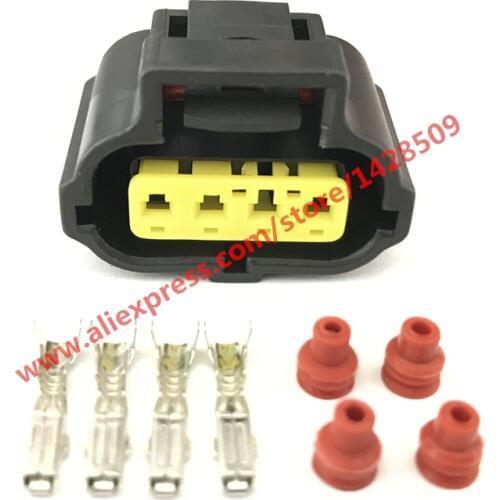 5 Sets 4 Pin 178399-2 / 184046-1 Female Throttle Sensor Plug TPS Connector For Toyota 1JZ-GTE 2JZ-GTE Waterproof Automotive