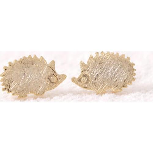 Shuangshuo New Arrival Punk Hedgehog Stud Earrings for Women Simple Animal Earrings Fashion Jewelry pendientes mujer moda ED012