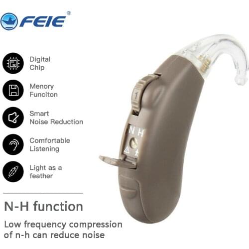 Hearing Aid mini Behind Ear High-Low Tone and Convenient Hearing Aid Aids Best Sound Voice Amplifier for the elderly deaf S-203