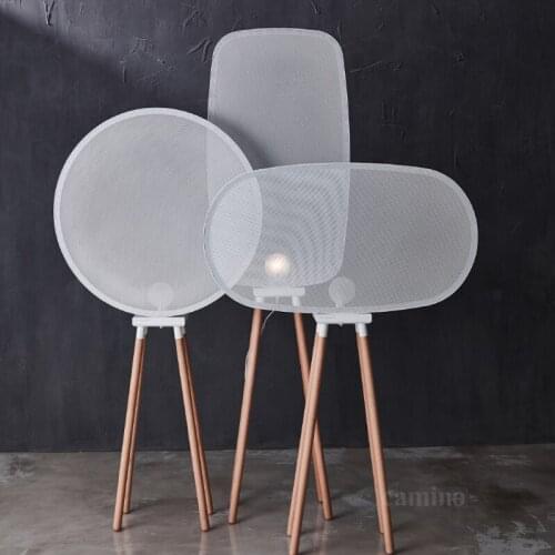 Modern Metal Wood Floor Lamp Restaurant Bar Villa Home Living Room Bedroom Lighting Standing Light LED Suspension Lamps FA214