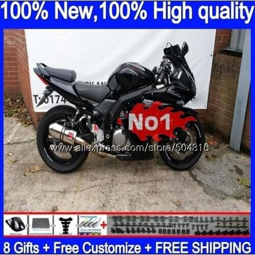 SV1000S For SUZUKI SV650S SV650 SV1000 26MC.41 SV 650S 1000S 2003 2004 2005 2006 2007 2008 03 04 05 06 07 Fairings ALL Black