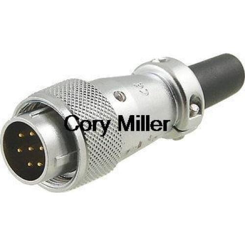 Welding 7 Pins Core Aviation Circular Connector Plug 400V 5A