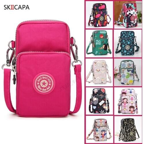 Universal Sports Wallet Phone Bag For Oneplus 9 9R Realme GT POCO X3 Pro Redmagic 6 Rog Phone 5 Pro Handbag Pouch Shoulder Bag